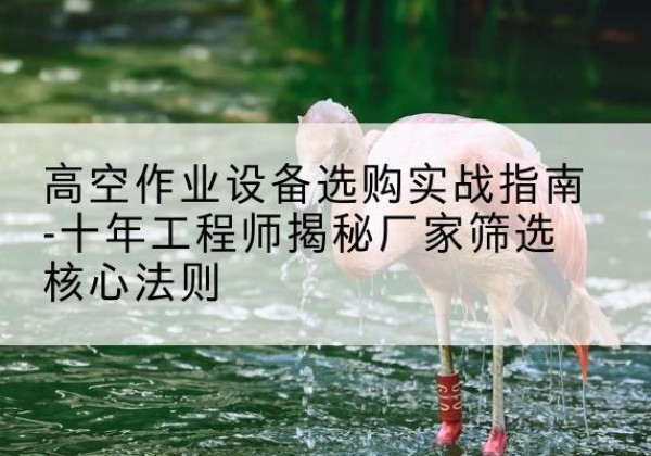 宜黄剪叉式升降机厂家-高空作业设备选购实战指南-十年工程师揭秘厂家筛选核心法则